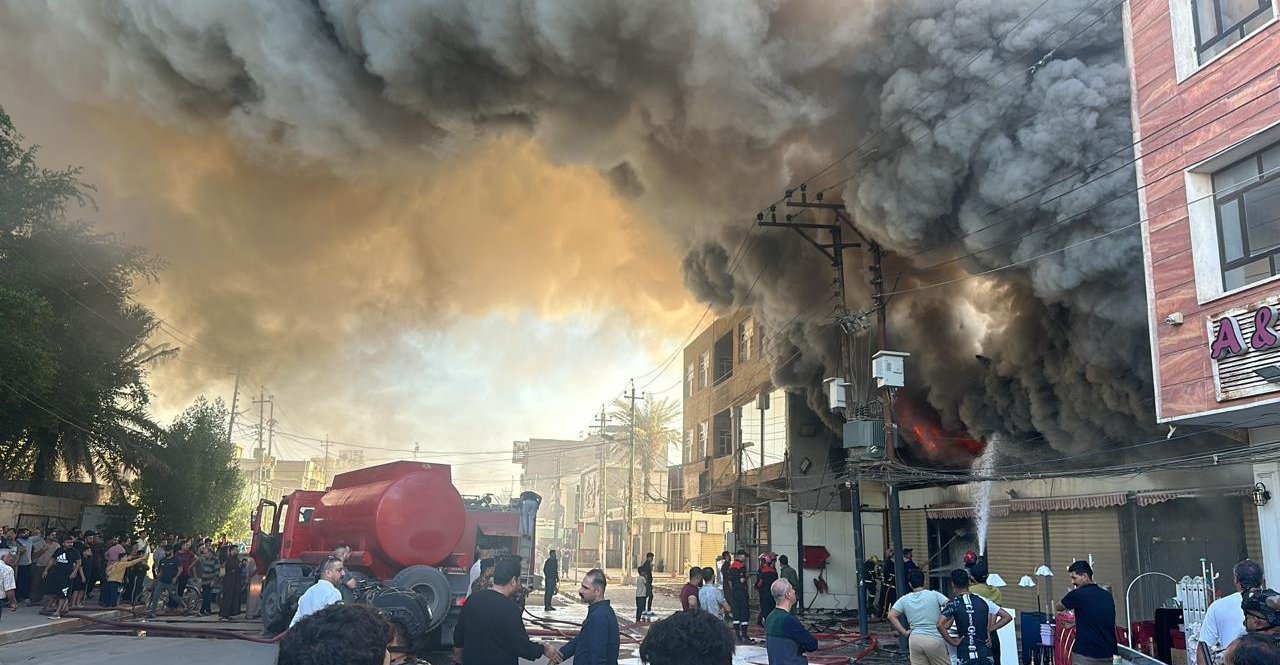 حريق ديالى