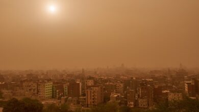 عاصفة ترابية